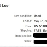 Ebay Gen Lee Auction 5